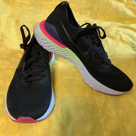Nike Shoes - Nike Epic React black sapphire running shoes